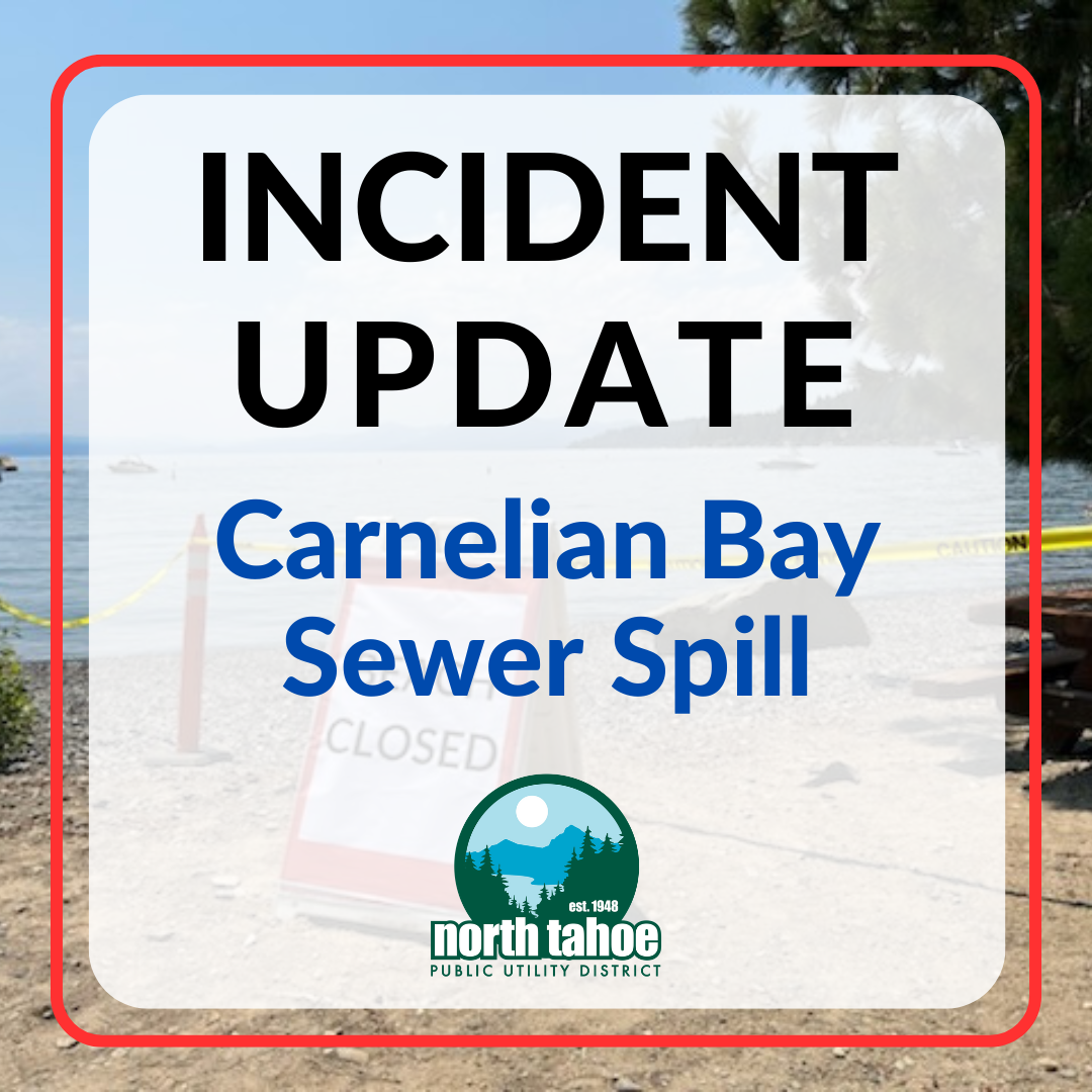 carnelian bay sewer spill update