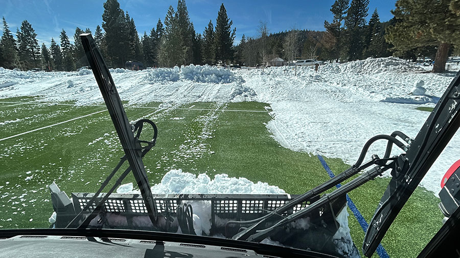 Field 4 snow removal