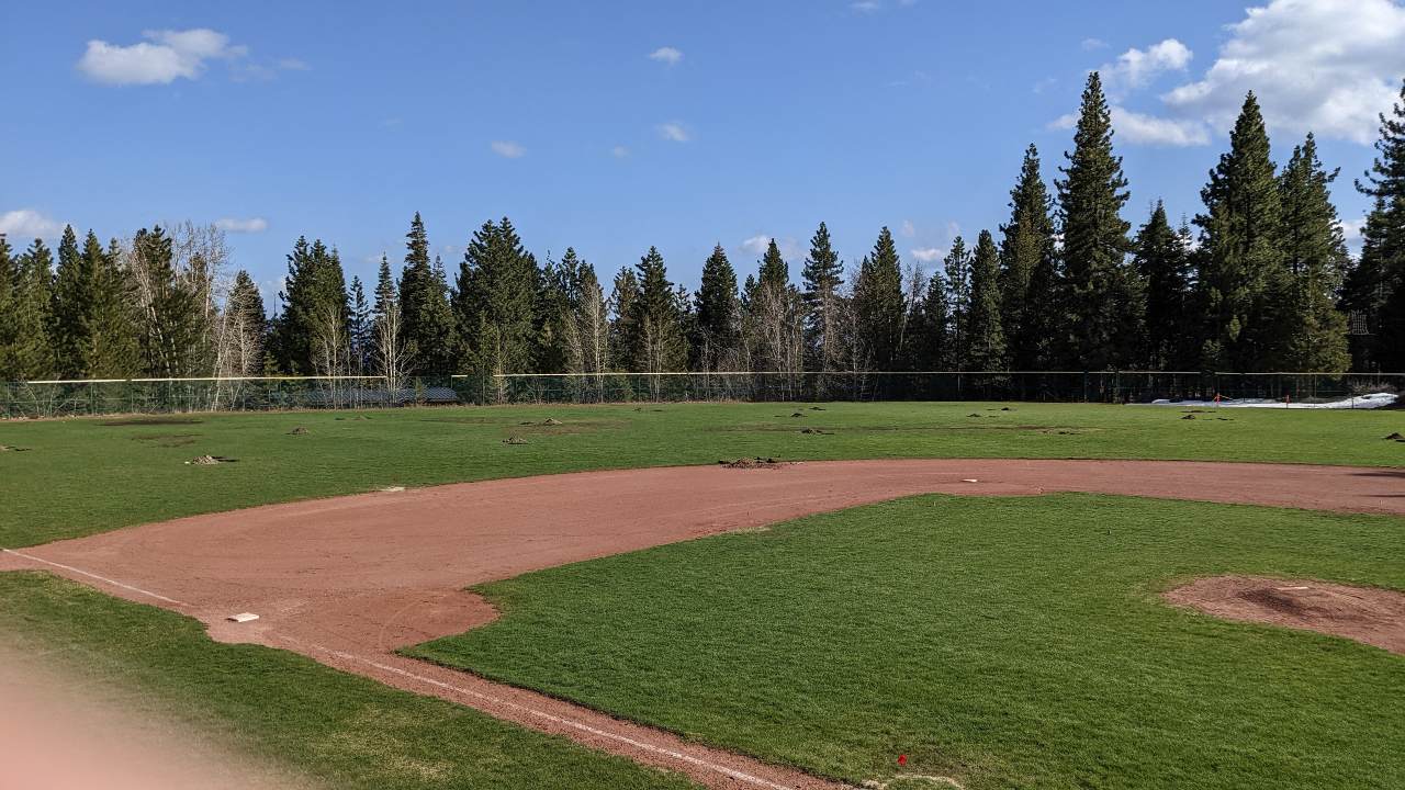 View of Field 1 outfield