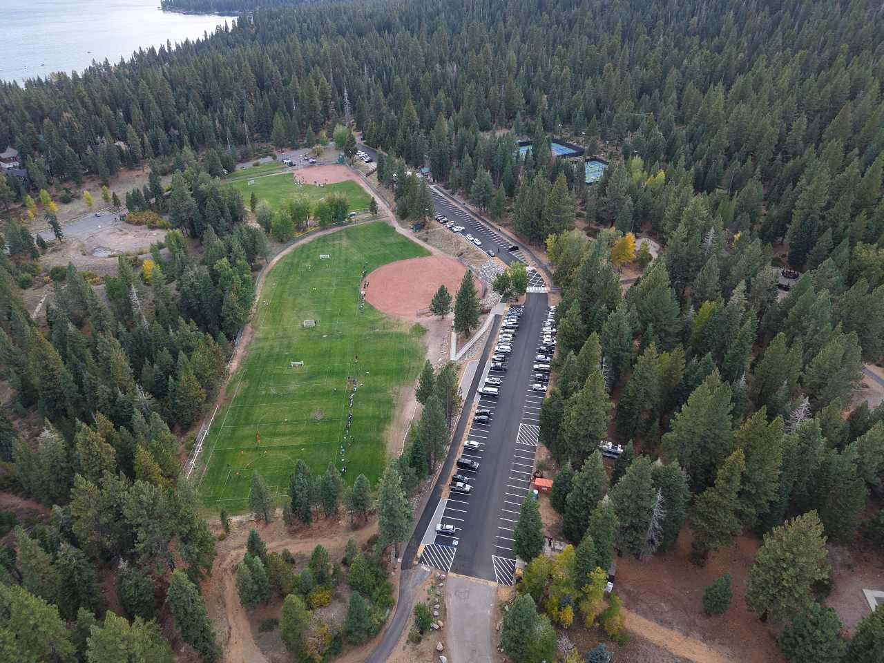 Aerial View of Field 2&3 combo from north