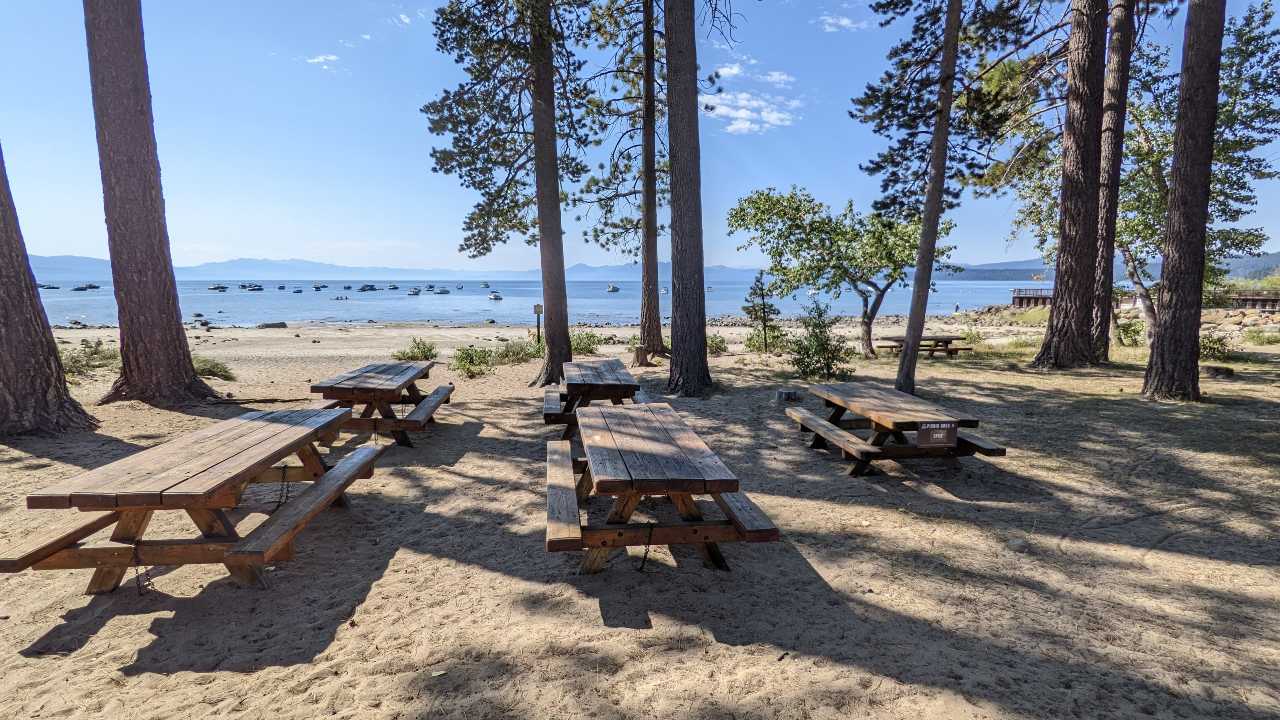 TVRA picnic area benches