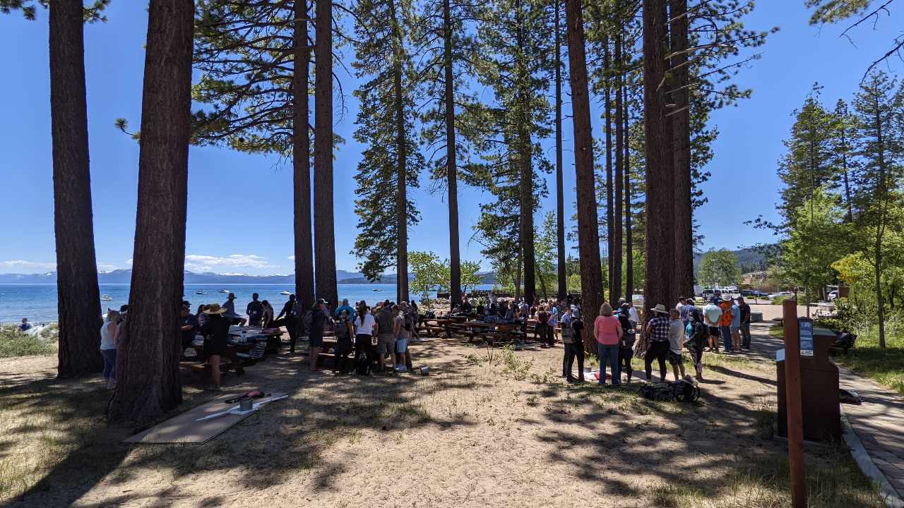 TVRA picnic area gathering