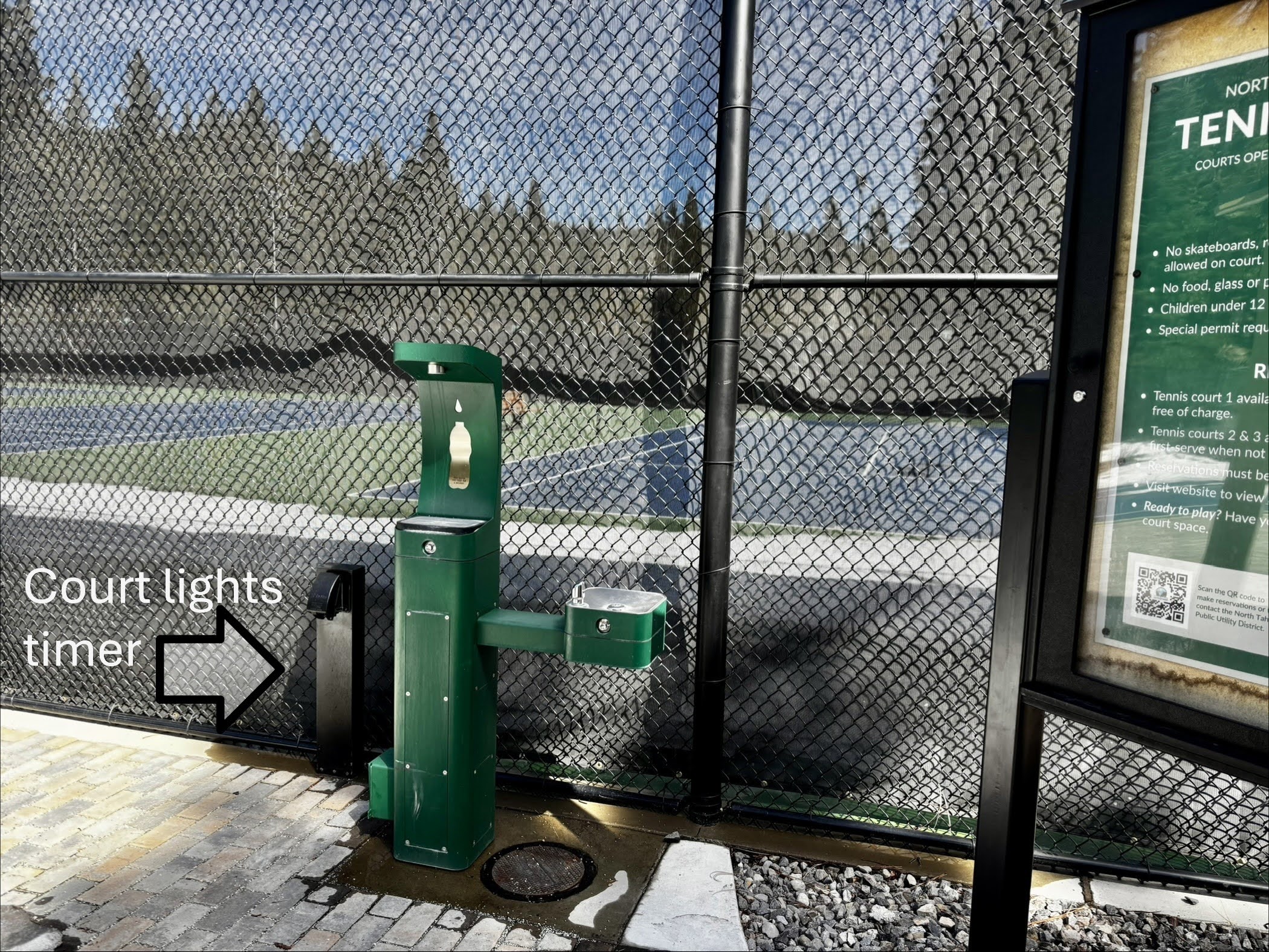 pickleball court lights