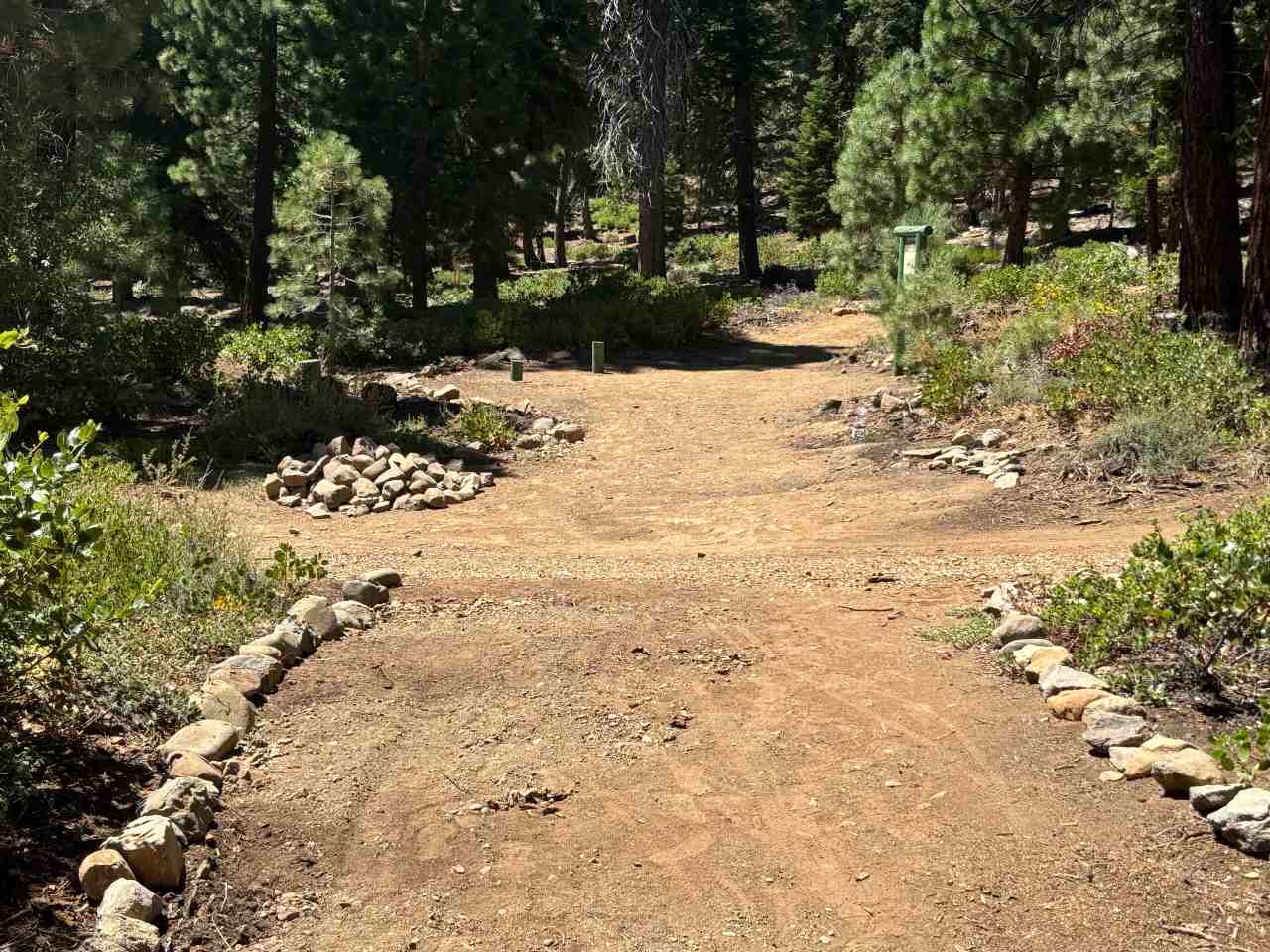 clearly marked trails