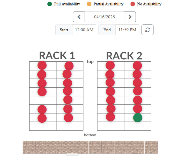 kayak and sup rack space instructions