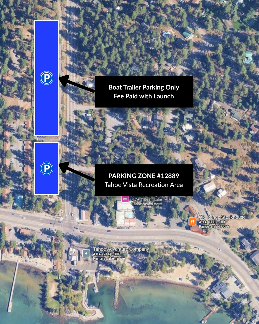 Tahoe Vista Parking Zones Tahoe Vista Parking Zones