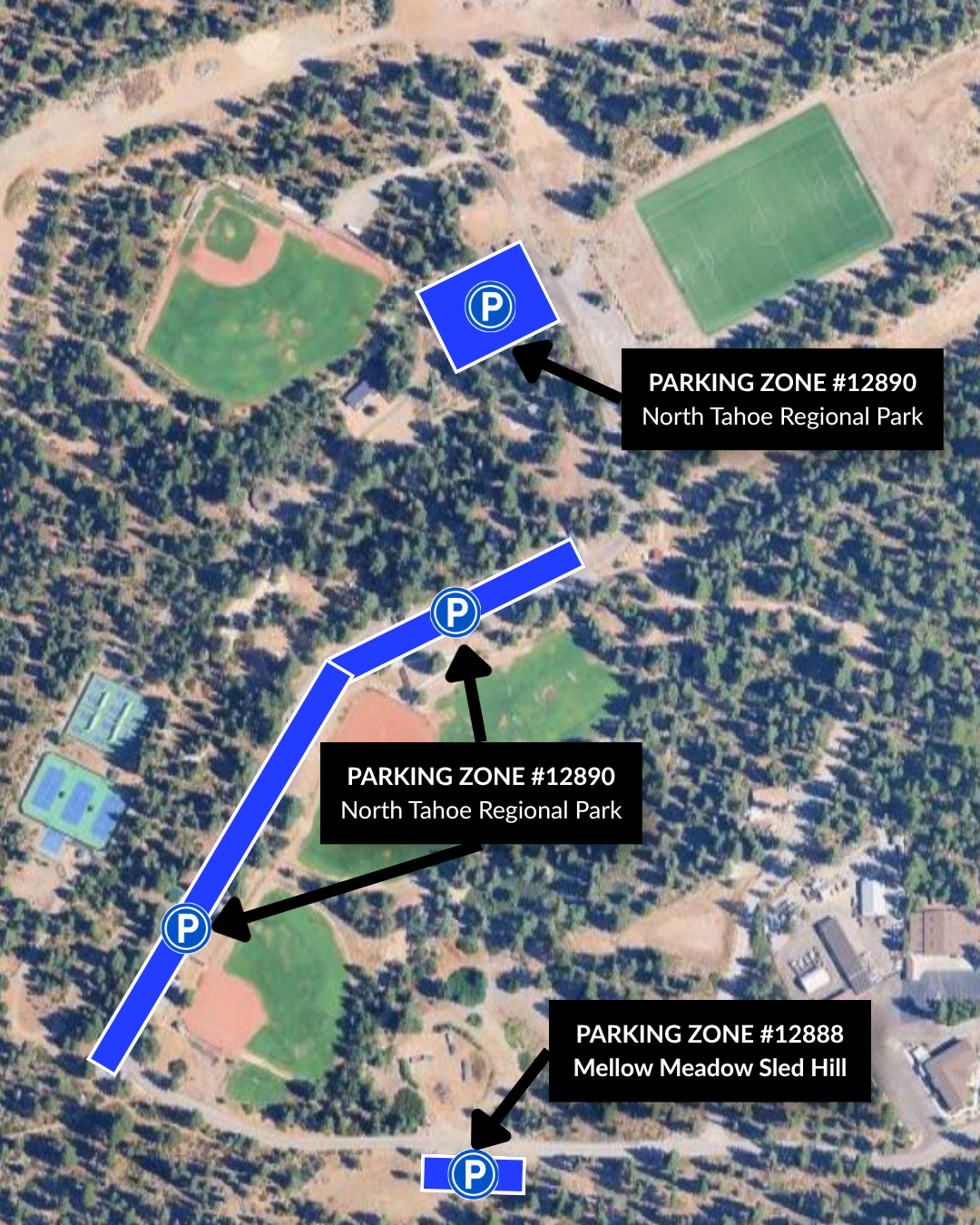 Regional Park Parking Zones Regional Park Parking Zones
