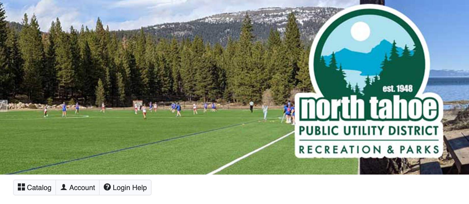 screenshot of where to access your account on civicrec